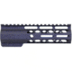 Guntec USA AR-15 7in Air-Lok Series M-LOK Compression Free Floating Handguard w/ Monolithic Top Rail, Anodized Black, GT-7ALC