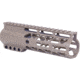 Guntec USA AR-15 7in Air-Lok Series M-LOK Compression Free Floating Handguard w/ Monolithic Top Rail, Flat Dark Earth, GT-7ALC-FDE