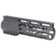 Guntec USA AR-15 7in Air-Lok Series M-LOK Compression Free Floating Handguard w/ Monolithic Top Rail, OD Green, GT-7ALC-G