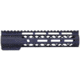 Guntec USA AR-15 9in Air-Lok Series M-LOK Compression Free Floating Handguard w/ Monolithic Top Rail, Anodized Black, GT-9ALC