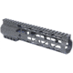 Guntec USA AR-15 9in Air-Lok Series M-LOK Compression Free Floating Handguard w/ Monolithic Top Rail, OD Green, GT-9ALC-G
