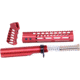 Guntec USA AR-15 9in Pistol Brace Build Kit With Milspec Buffer Tube, Anodized Red, ULTRA-BBK9-RED