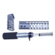 Guntec USA AR-15 Honeycomb Pistol Furniture Set, 7in, Anodized Grey, AR-HCP-SET-GREY