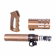 Guntec USA AR-15 Micro Pistol Furniture Set, Anodized Bronze, MICRO-P-SET-BRZ