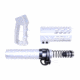 Guntec USA AR-15 Micro Pistol Furniture Set, Anodized Clear, MICRO-P-SET-CLEAR