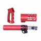 Guntec USA AR-15 Micro Pistol Furniture Set, Anodized Red, MICRO-P-SET-RED