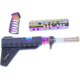 Guntec USA AR-15 Pistol Furniture Set W/Micro Breach Pistol Brace Rainbow PVD Coated, Gloss Rainbow PVD, AR-PISTOL-SET-MLK-PB-RPVD