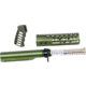 Guntec USA AR-15 Pistol Furniture Set With Miltube, Anodized Green, AR-PISTOL-SET-MIL-GREEN