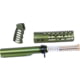 Guntec USA AR-15 Pistol Furniture Set With Miltube, Anodized Green, AR-PISTOL-SET-MIL-GREEN