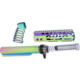 Guntec USA AR-15 Pistol Furniture Set With Miltube, Gloss Rainbow PVD, AR-PISTOL-SET-MIL-RPVD