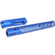 Guntec USA AR-15 Stripped Billet Upper Receiver 15 in Air Lite Series Honeycomb M-LOK Handguard Combo Set, Anodized Blue, GT-UPPER-SET-BLUE-15HC