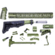 Guntec USA AR-15 Ultimate Rifle Kit, Anodized Green, ULT-RK-GREEN
