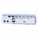 Guntec USA AR-15 Ultra Lightweight Thin M-LOK Free Floating Handguard w/ Monolithic Top Rail, 7in, Chrome, GT-7MLK-C