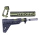 Guntec USA AR-15 Ultra Pistol Furniture Set, Anodized Green, UPS-GREEN