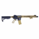Guntec USA AR-15 Ultra Lightweight Thin M-LOK Free Floating Handguard w/ Monolithic Top Rail, 15in, Gold Plated, GT-15MLK-GLD