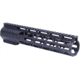 Guntec USA AR-308 10in Air-Lok Series M-LOK Compression Free Floating Handguard w/ Monolithic Top Rail, Anodized Black, GT-10ALC-308