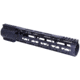 Guntec USA AR-308 12in Air-Lok Series M-LOK Compression Free Floating Handguard w/ Monolithic Top Rail, Gen 2, Anodized Black, GT-12ALC-G2-308