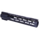Guntec USA AR-308 12in Air-Lok Series M-LOK Compression Free Floating Handguard w/ Monolithic Top Rail, Gen 2, Anodized Black, GT-12ALC-G2-308