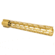 Guntec USA AR-308 15in AIR-LOK Series M-LOK Compression Free Floating Handguard With Monolithic Top Rail Gen 2, Anodized Gold, GT-15ALC-G2-308-GOLD
