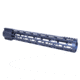Guntec USA AR-308 15in AIR-LOK Series M-LOK Compression Free Floating Handguard With Monolithic Top Rail Gen 2, Anodized Grey, GT-15ALC-G2-308-GREY