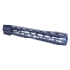 Guntec USA AR-308 15in AIR-LOK Series M-LOK Compression Free Floating Handguard With Monolithic Top Rail Gen 2, Anodized Grey, GT-15ALC-G2-308-GREY