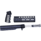 Guntec USA AR .308 Pistol Furniture Set With Miltube, Anodized Black, AR-PISTOL-SET-MIL-308