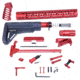 Guntec USA AR .308 Ultimate Rifle Kit, Anodized Red, ULT-RK-308-RED