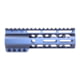 Guntec USA AIR-LOK Series AR-15 M-LOK Compression Free Floating Handguard w/ Monolithic Top Rail, 6.75in, Anodized Grey, GT-675ALC-GREY