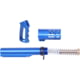 Guntec USA AR-15 M-LOK Micro Pistol Furniture Set, 15in w/ Milspec Buffer Tube, Blue, MICRO-P-SET-MIL-BLUE