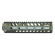 Guntec USA Socom Series 9 in Suppressor Compatible Handguard, Anodized Green, GT-SS-9HG-GREEN