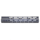 Guntec USA Mod Lite Skeletonized Series M-LOK Free Floating Handguard w/ Monolithic Top Rail, 12 inch, .308, DPMS Low Spec, OD Green, GT-12MDLTE-308-G