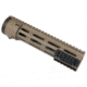 GUNTEC USA Thin Profile Free Floating Handguard w/Removable Rails Monolithic Top Rail,308 Cal,10in,Cerakote Flat Dark Earth CK308-10-E
