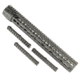 GUNTEC USA Thin Profile Free Floating Keymod Handguard w/Removable Rails Monolithic Top Rail,15in,Anodized BA79-K-15