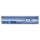 Guntec USA Trump Series Limited Edition M-LOK System Free Floating Handguard w/ Monolithic Top Rail, 9in, Anodized Grey, GT-9MLK-TRUMP-GREY
