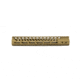 Guntec USA Ultra Lightweight Thin M-Lok Free Floating Handguard w/Monolithic Top Rail, 12in, Cerakote Flat Dark Earth, GT-12MLK-FDE