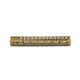 Guntec USA Ultra Lightweight Thin M-Lok Free Floating Handguard w/Monolithic Top Rail, 12in, Cerakote Flat Dark Earth, GT-12MLK-FDE
