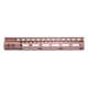 Guntec USA Ultra Lightweight Thin M-LOK System Free Floating Handguard w/Monolithic Top Rail, 12in, Bronze, GT-12MLK-BRZ