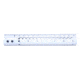 Guntec USA Ultra Lightweight Thin M-LOK System Free Floating Handguard w/Monolithic Top Rail, 12in, Clear, GT-12MLK-CLEAR