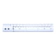 Guntec USA Ultra Lightweight Thin M-LOK System Free Floating Handguard w/Monolithic Top Rail, 12in, Clear, GT-12MLK-CLEAR