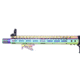 Guntec USA Ultra Lightweight Thin M-LOK System Free Floating Handguard w/Monolithic Top Rail, 15in, MATTE RAINBOW PVD COATED, GT-15MLK-M-RPVD