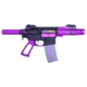 Guntec USA Ultra Lightweight Thin M-LOK System Free Floating Handguard w/Monolithic Top Rail, 4in, Purple, GT-4MLK-PURPLE
