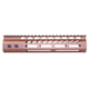 Guntec USA Ultra Lightweight Thin M-LOK System Free Floating Handguard w/Monolithic Top Rail, 9in, Bronze, GT-9MLK-BRZ