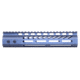 Guntec USA Ultra Lightweight Thin M-LOK System Free Floating Handguard w/Monolithic Top Rail, 9in, Grey, GT-9MLK-GREY