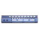 Guntec USA Ultra Lightweight Thin M-LOK System Free Floating Handguard w/Monolithic Top Rail, 9in, Grey, GT-9MLK-GREY