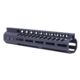 Guntec USA Ultra Lightweight Thin M-Lok Free Floating Handguard w/Monolithic Top Rail, .308, 10in, Black, GT-10MLK-308
