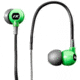 H2O Audio Trax Runner'S Waterproof Headphones, Green H2O-TR1-GN