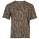 Habit Bear Cave Camo Short Sleeve Tee w/ Habit Logo - Mens, Mossy Oak New Bottomland, Small, TS1229-S20-M-8-48-S-014