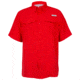 Habit Belcoast River Guide Short Sleeve Fishing Shirt - Mens, Fiery Scarlet, Large, TS1347-8A0-L