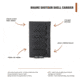 HALF RACK Rhame Buttstock Ammo Carrier, Black, Small, HR1121