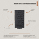 HALF RACK Rhame Buttstock Ammo Carrier, Rifle Cartridge, Black, Small, HR1120